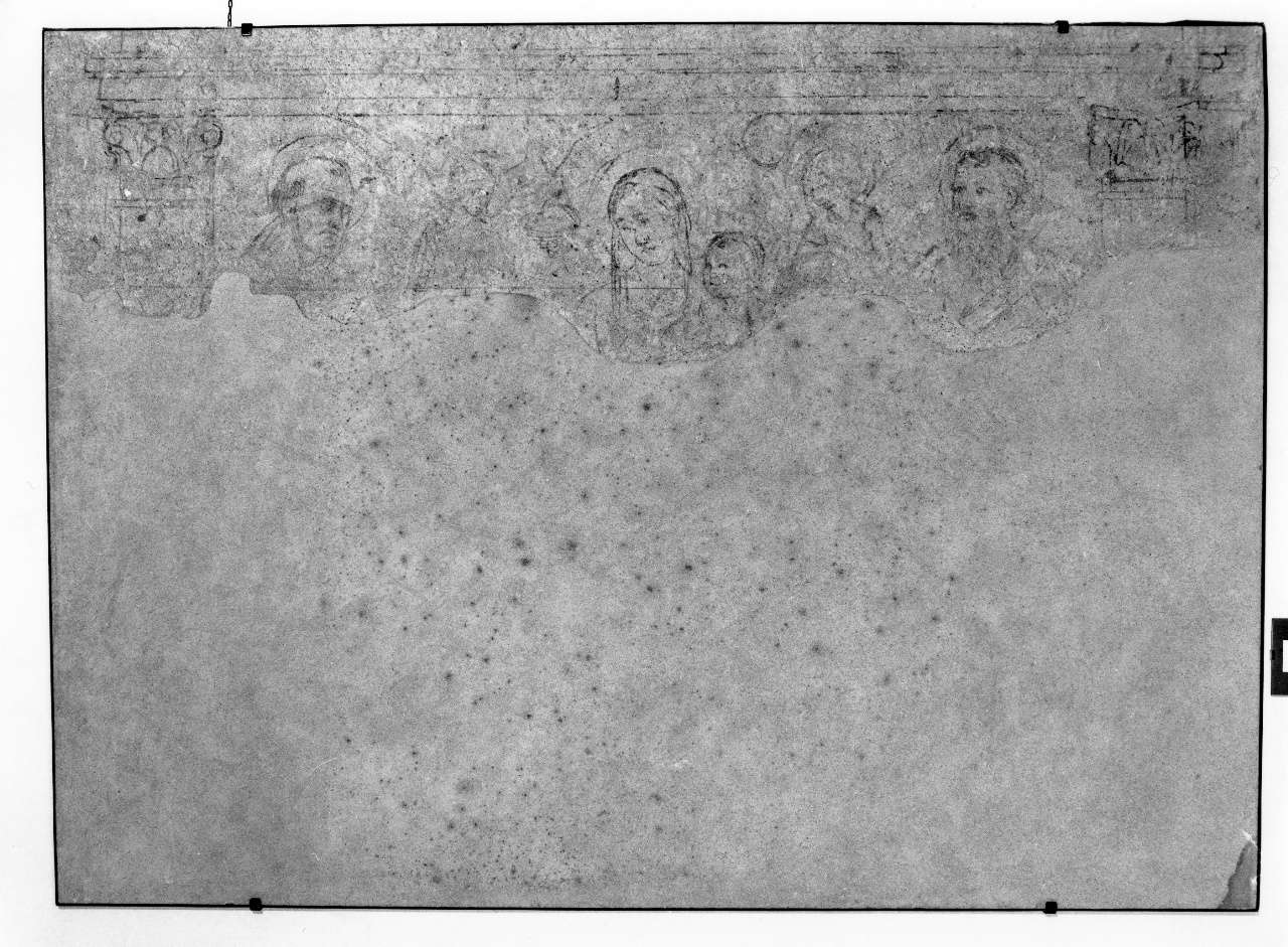 Madonna in trono e Santi (sinopia) di Gozzoli Benozzo (e aiuti) (sec. XV)