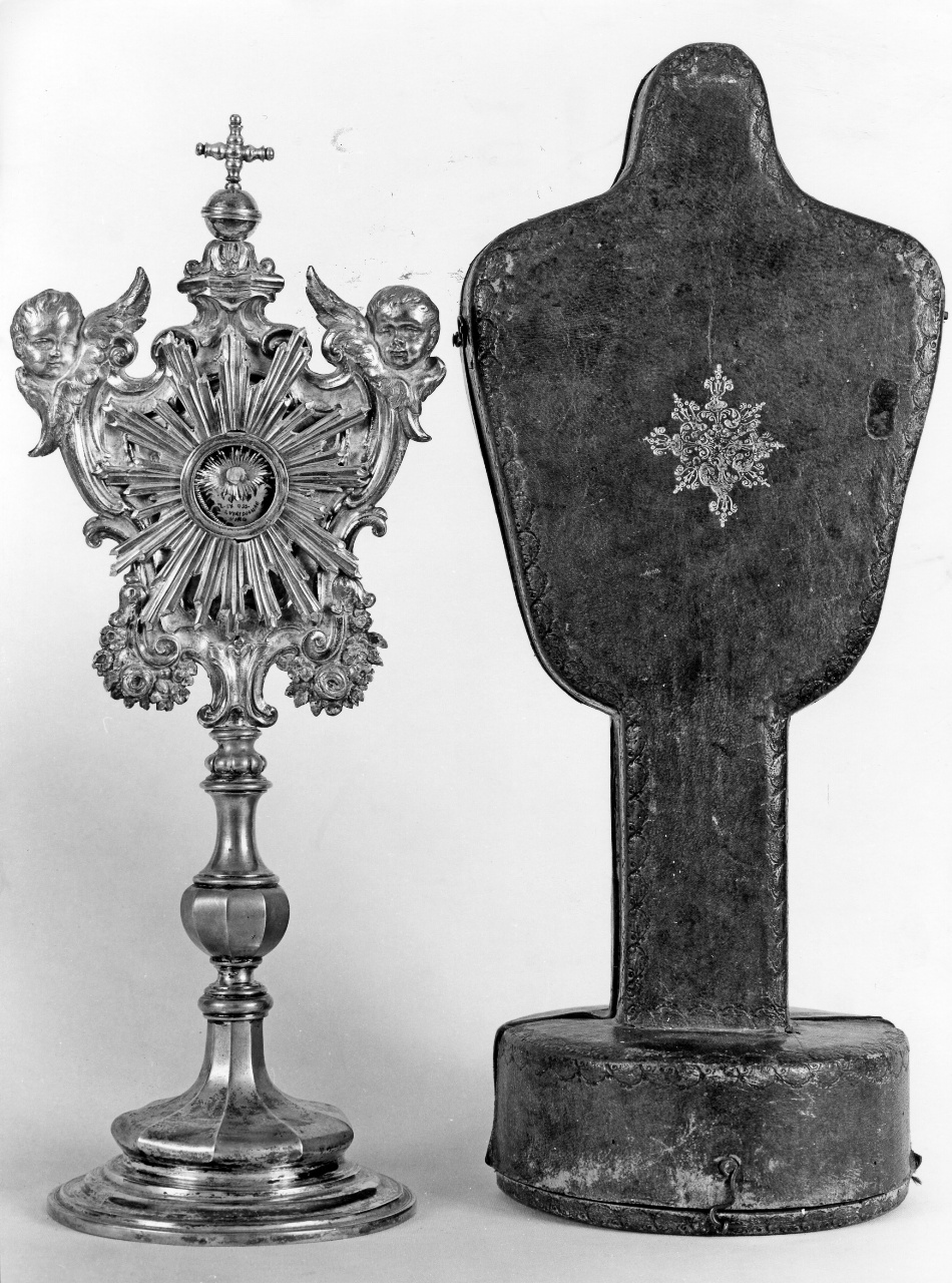 custodia - di reliquiario - produzione toscana (metà sec. XVIII)