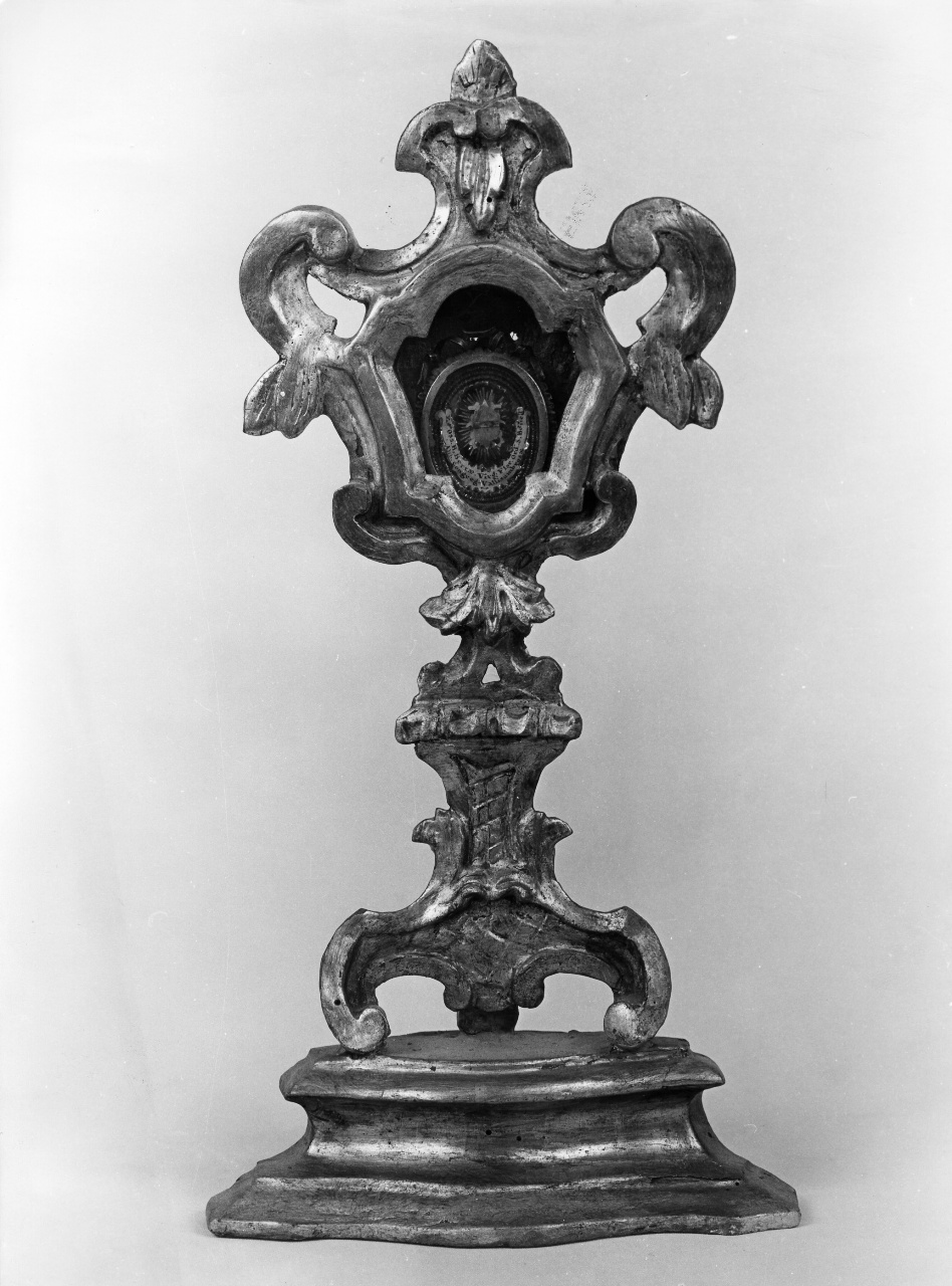 reliquiario - a ostensorio - bottega toscana (seconda metà sec. XVIII)