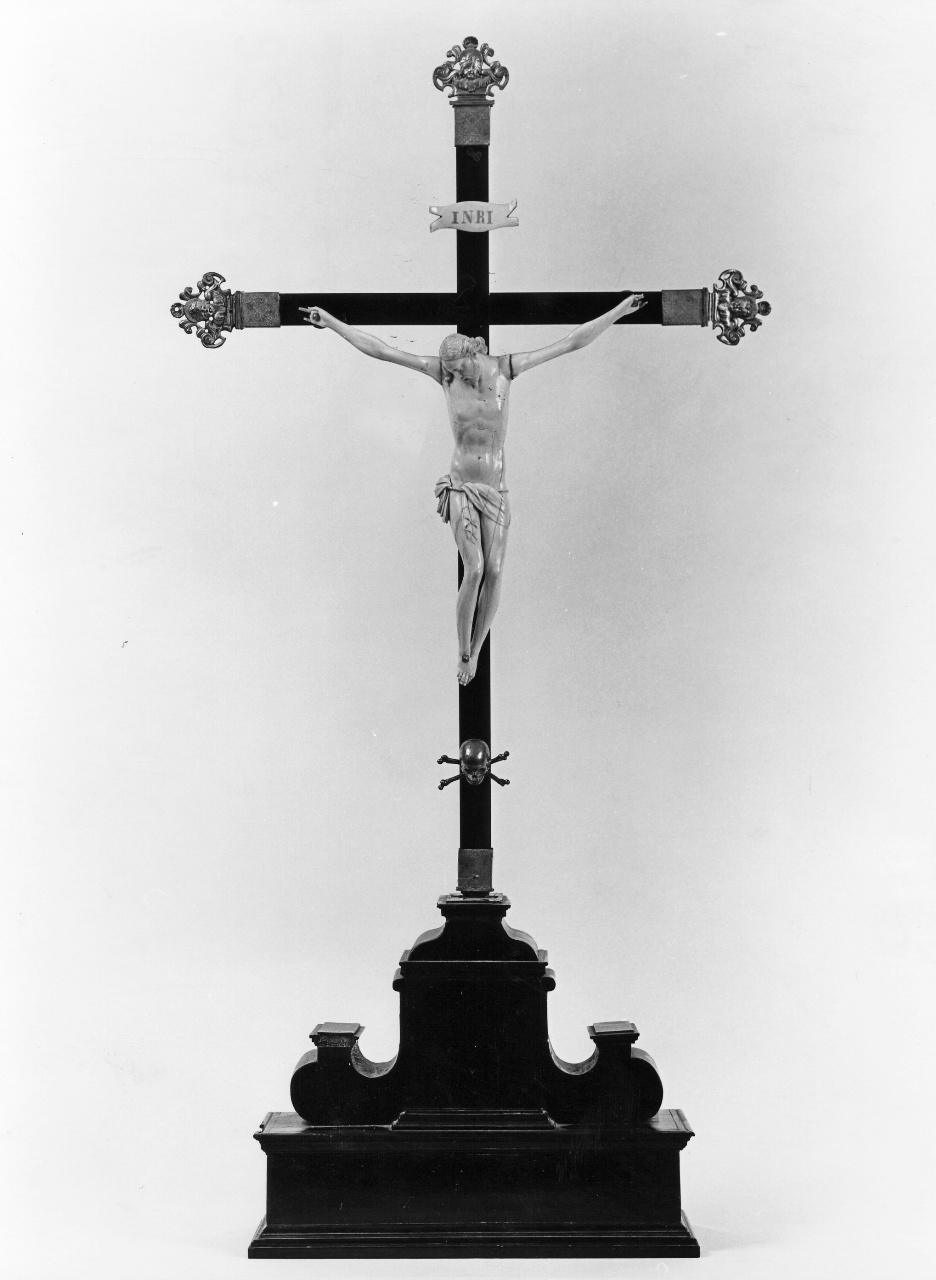 croce da tavolo - bottega toscana (fine/inizio secc. XVII/ XVIII)