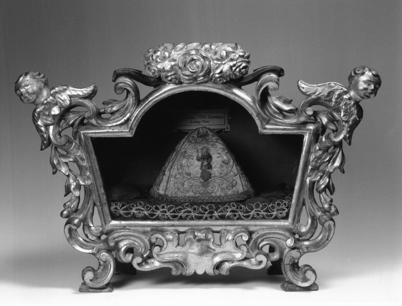 reliquiario - produzione toscana (prima metà sec. XVIII)