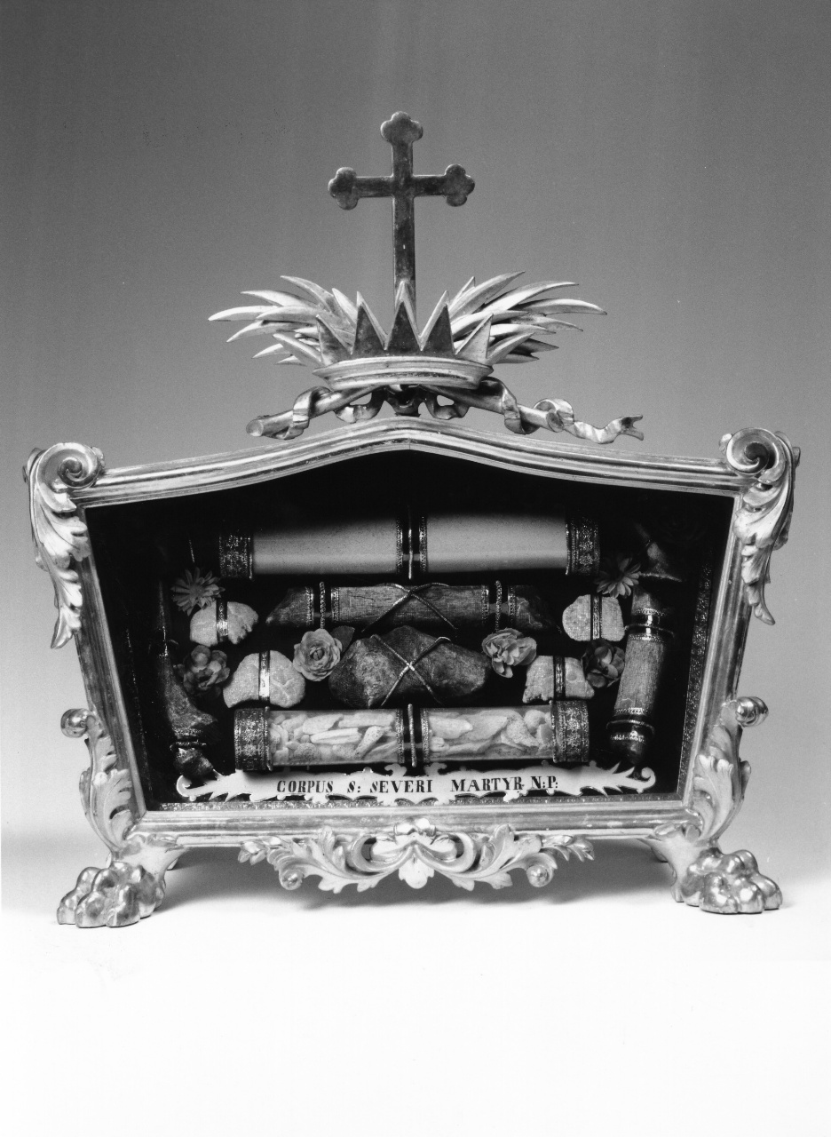 reliquiario - produzione toscana (primo quarto sec. XIX)