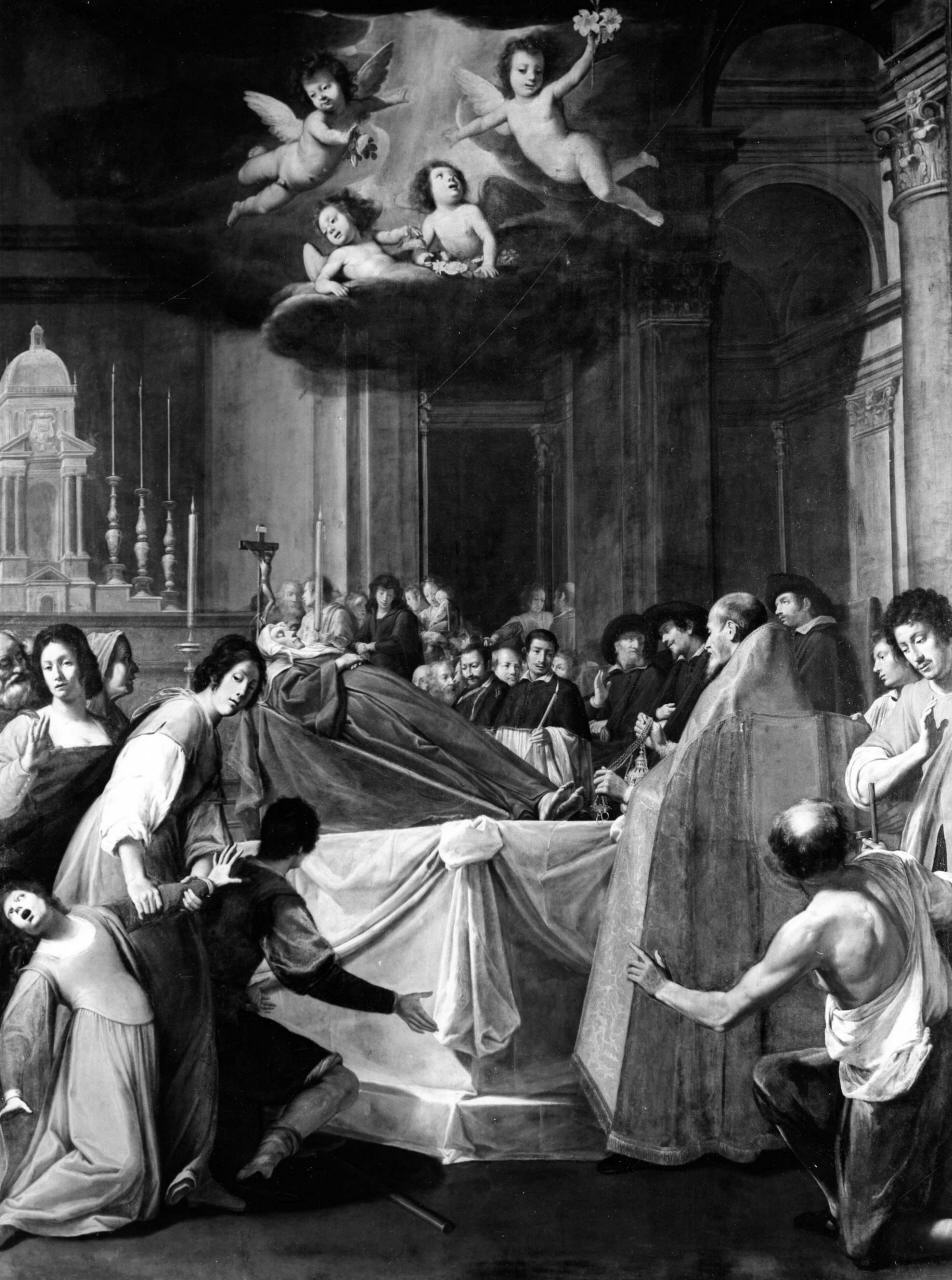 funerali di Santa Verdiana (dipinto) di Tarchiani Filippo (sec. XVII)