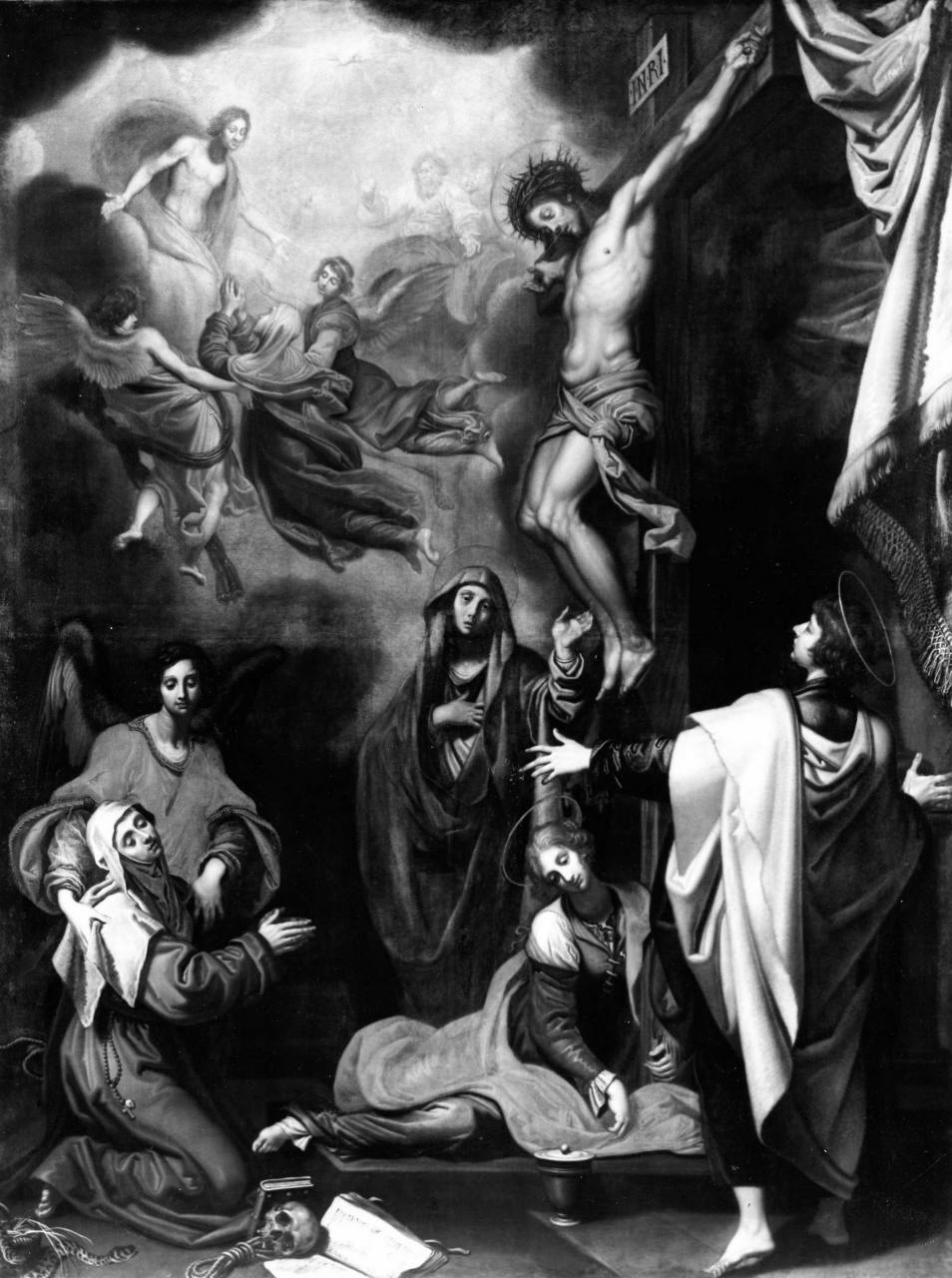 morte di Santa Verdiana (dipinto) di Salvestrini Bartolomeo (sec. XVII)