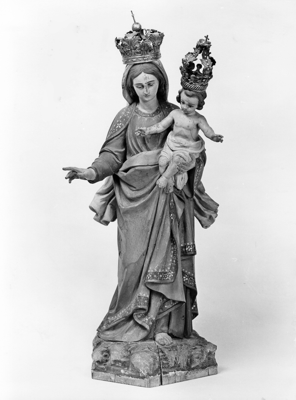 Madonna con Bambino (statuetta devozionale) - produzione ligure (?) (inizio sec. XIX)