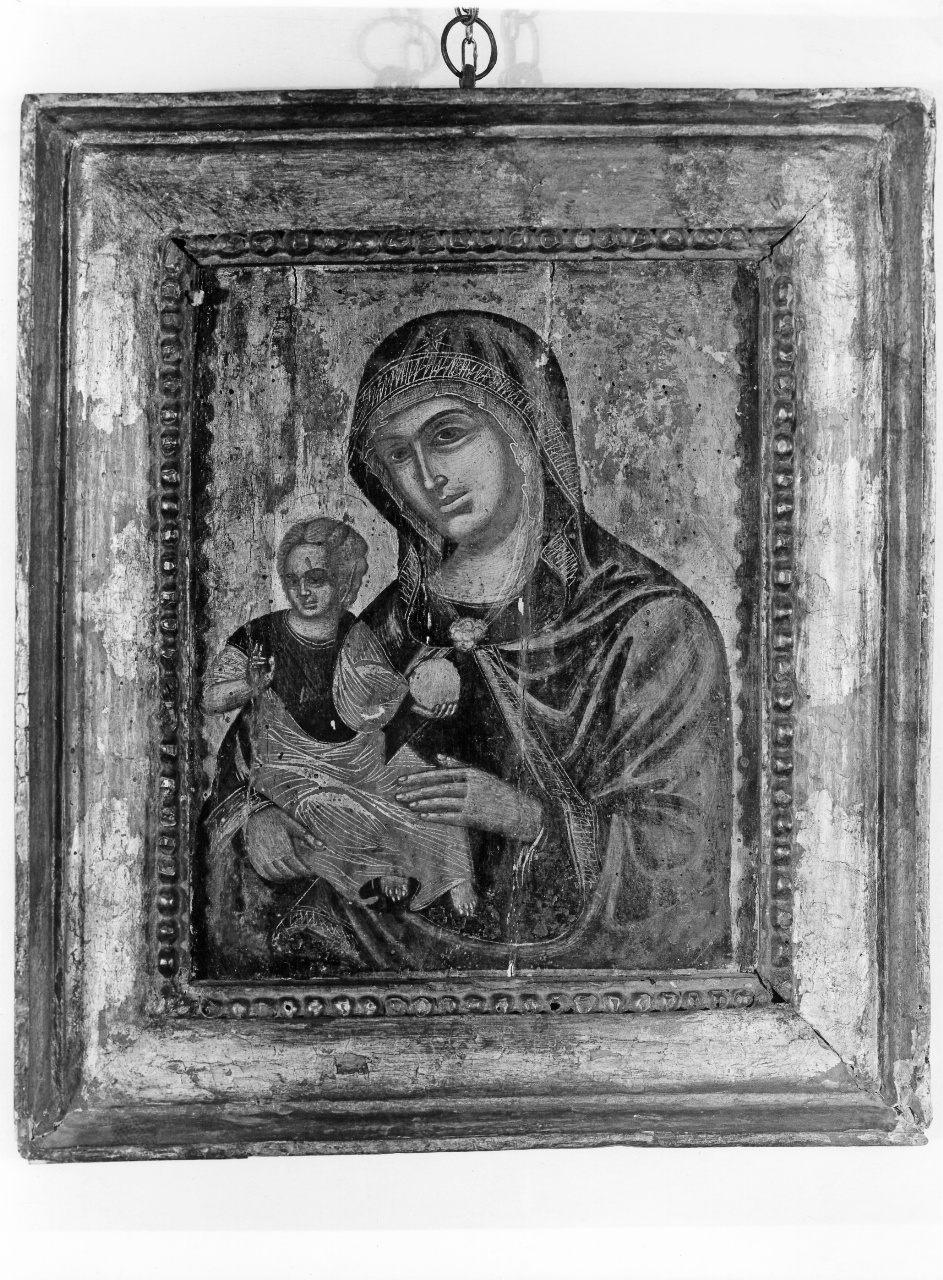 Madonna con Bambino (icona) - ambito cretese (secc. XV/ XVI)