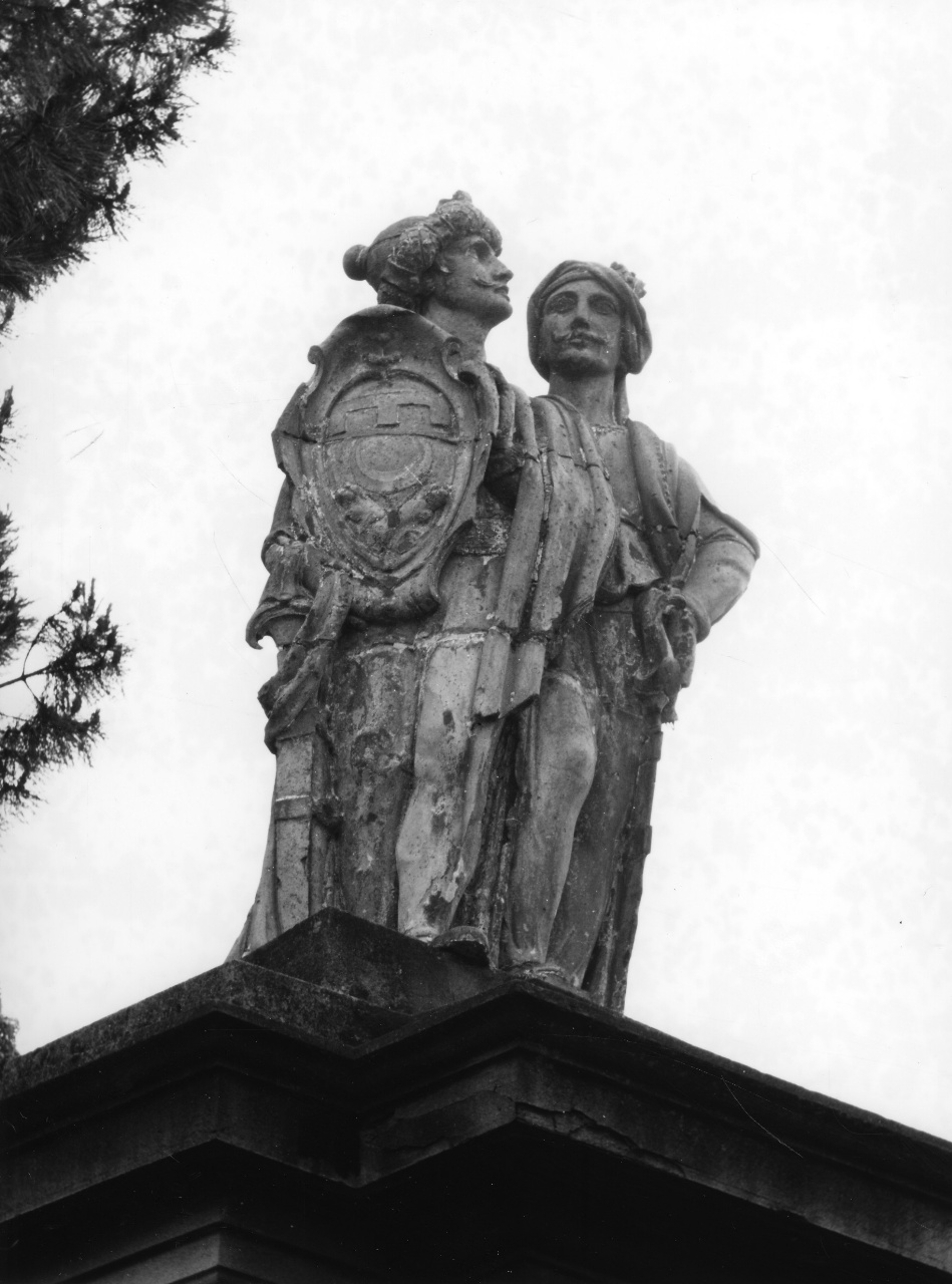 due mori (gruppo scultoreo) - manifattura toscana (seconda metà sec. XVIII)