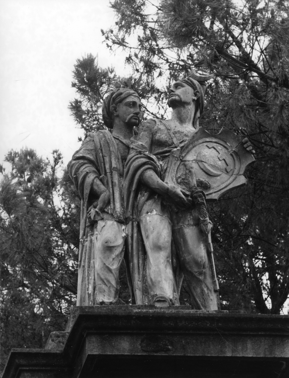 due mori (gruppo scultoreo) - manifattura toscana (seconda metà sec. XVIII)