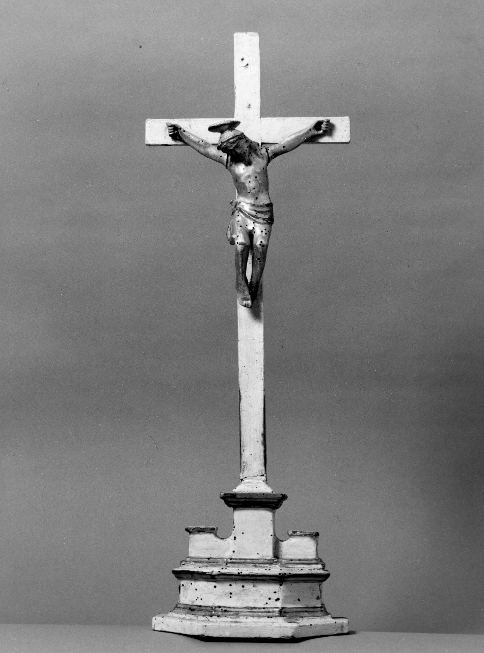 Cristo crocifisso (croce da tavolo) - manifattura fiorentina (seconda metà sec. XVIII)