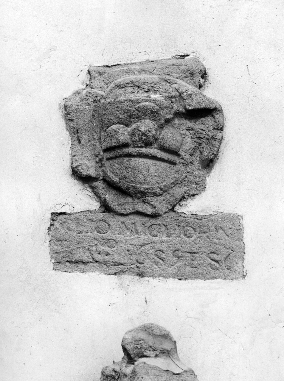 stemma gentilizio di Giulio di Antonio Migliorini (rilievo) - produzione fiorentina (sec. XVII)