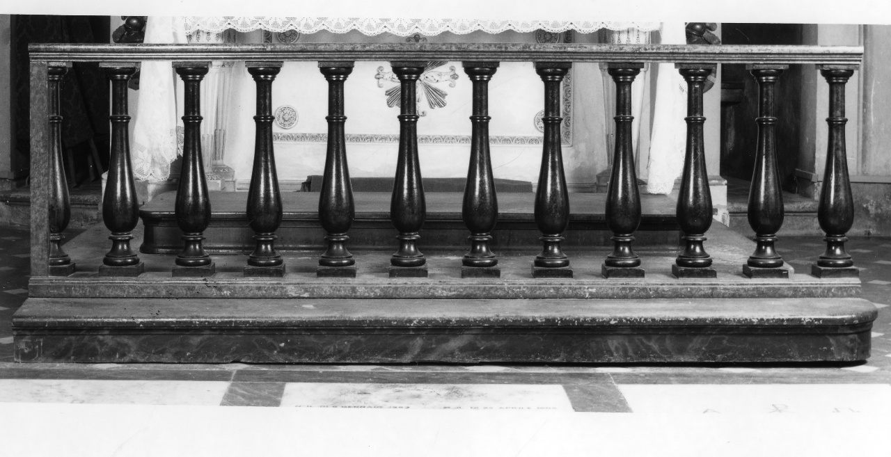 balaustrata, serie - produzione toscana (prima metà sec. XIX)