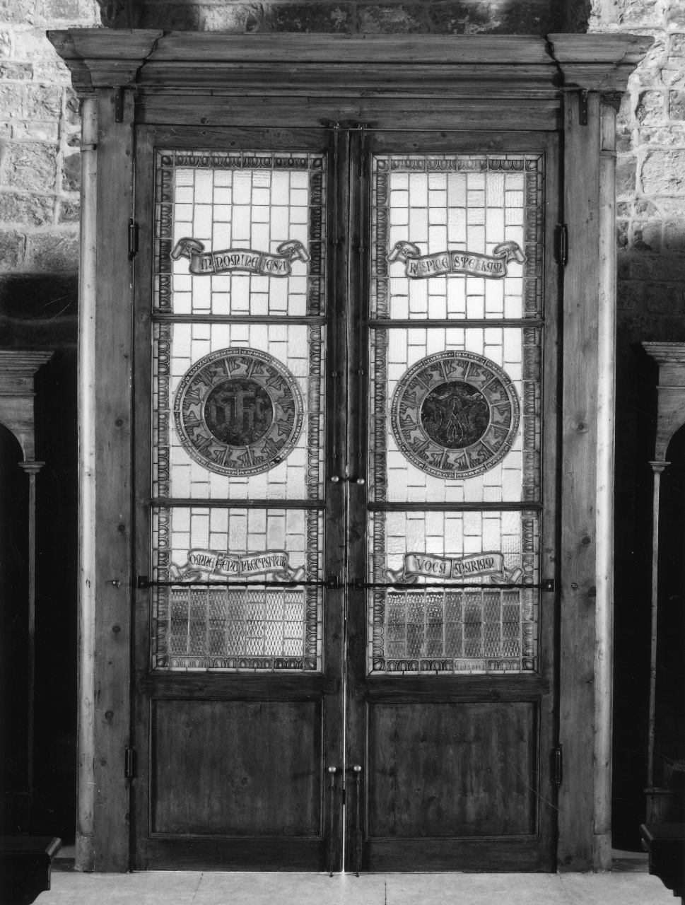 bussola d'ingresso - produzione fiorentina (prima metà sec. XX)