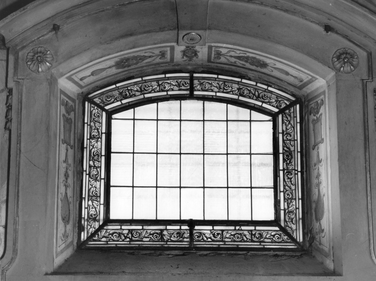 vetrata, serie - manifattura fiorentina (ultimo quarto sec. XIX)