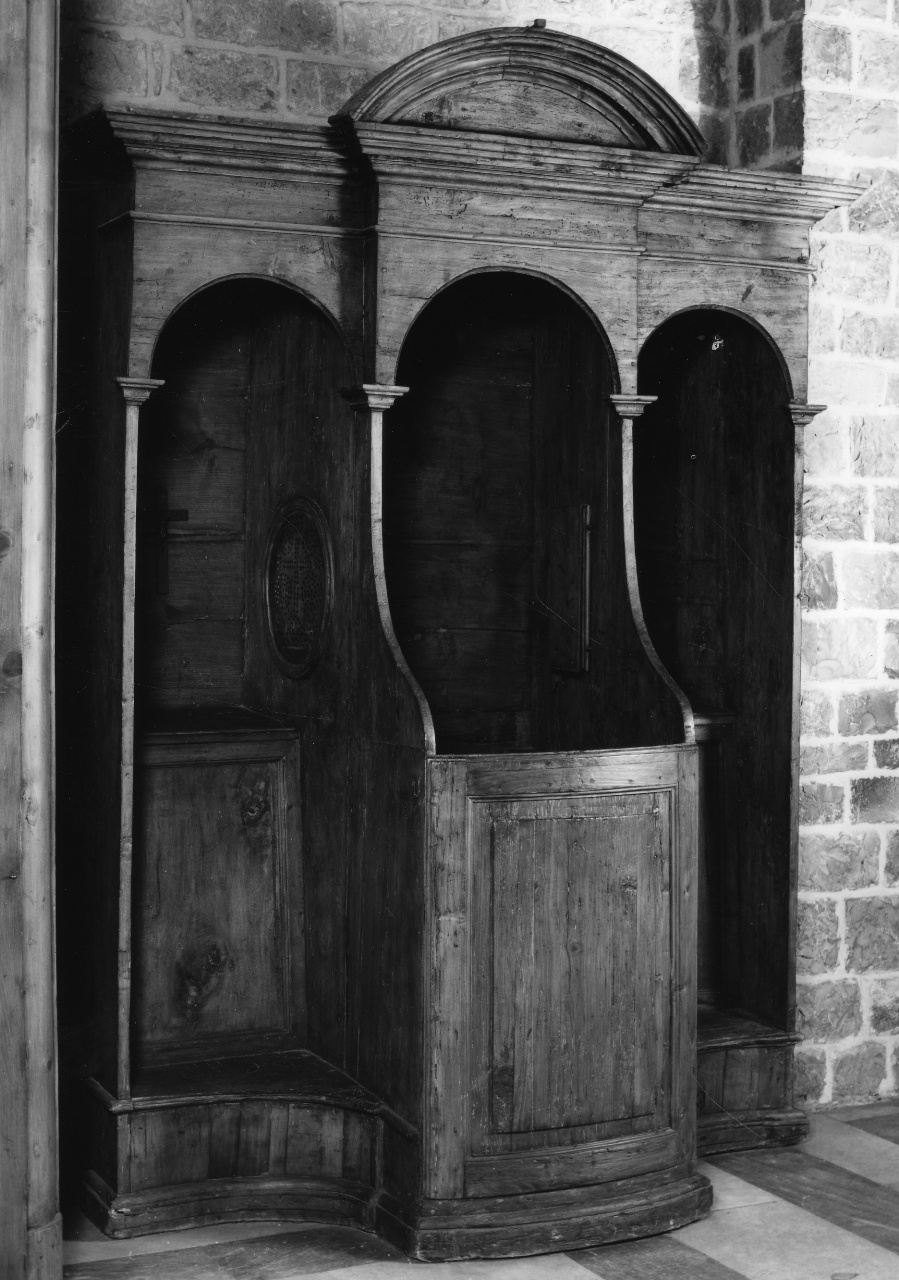 confessionale, serie - produzione fiorentina (seconda metà sec. XIX)