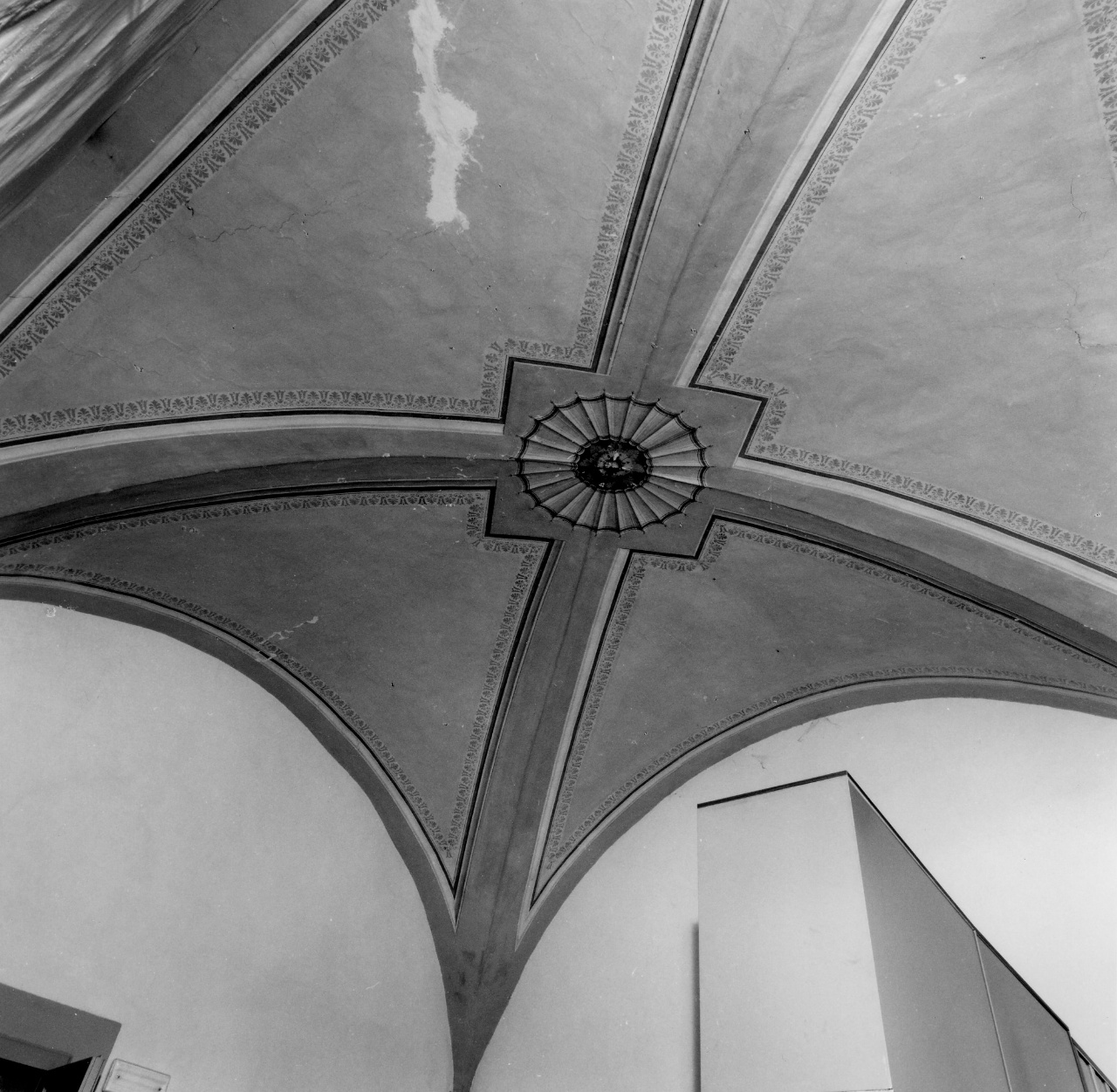 motivi decorativi geometrici (dipinto) - ambito fiorentino (primo quarto sec. XX)