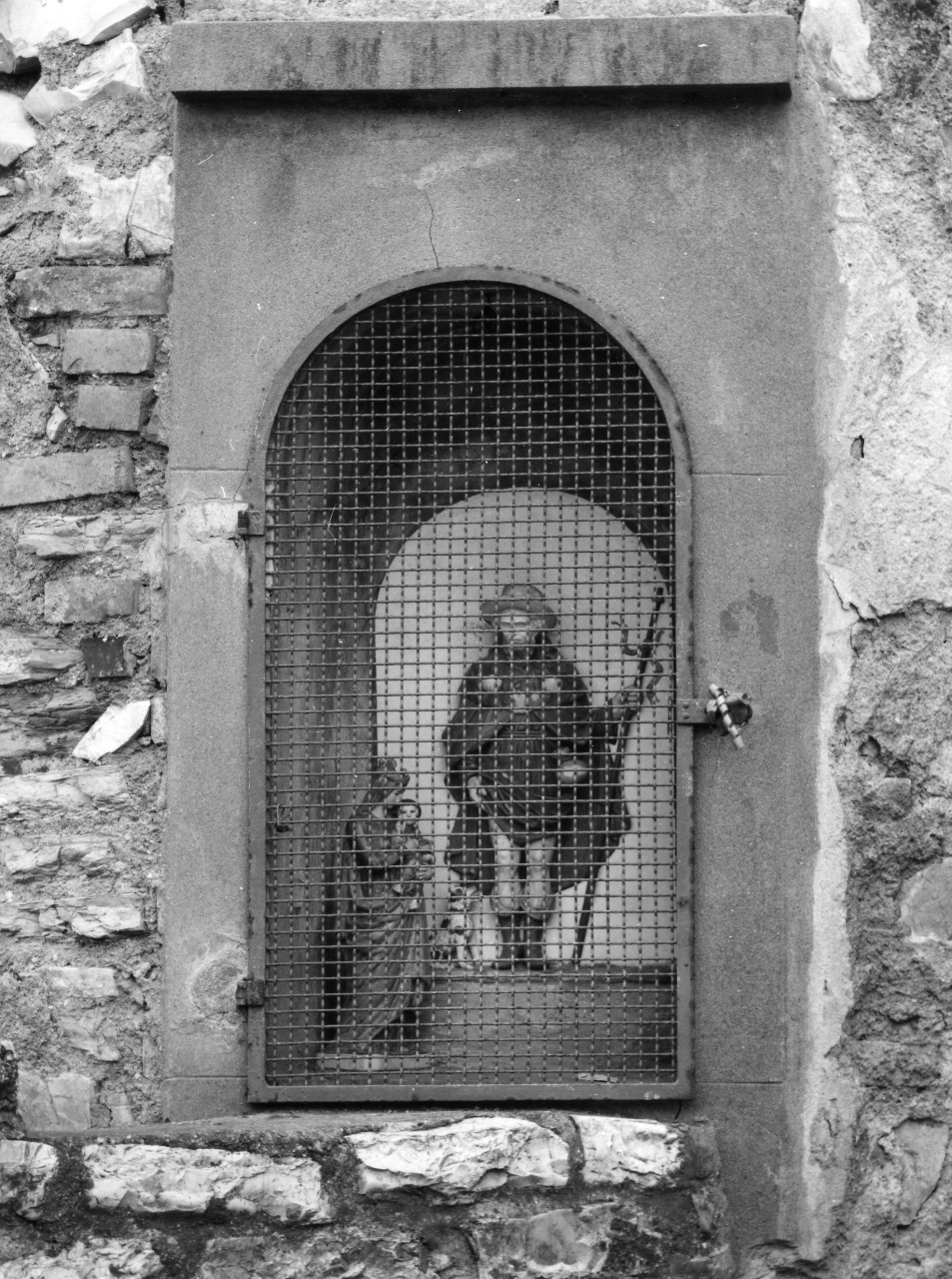 San Rocco (rilievo) - manifattura Ginori (metà sec. XIX)