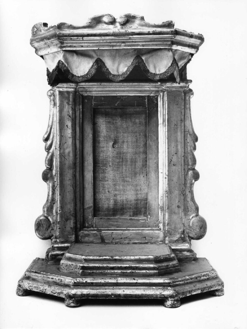 tronetto per esposizione eucaristica - bottega toscana (fine sec. XVIII)