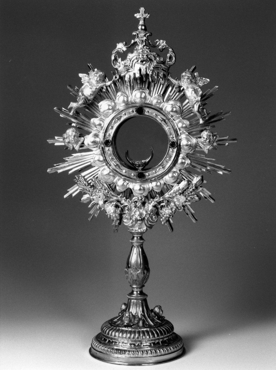 ostensorio - bottega italiana (prima metà sec. XX)