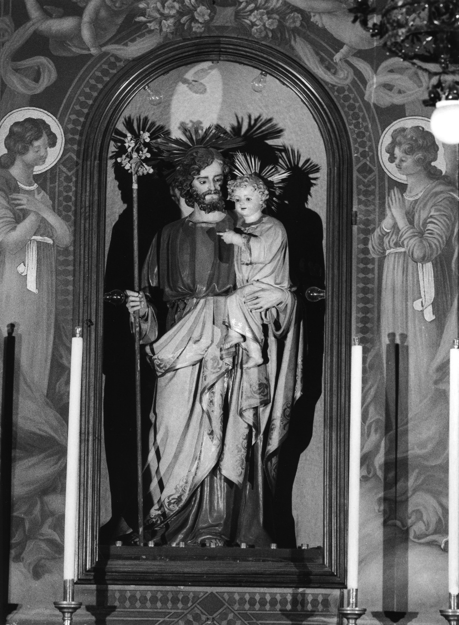 San Giuseppe e Gesù Bambino (statua) - produzione italiana (inizio sec. XX)