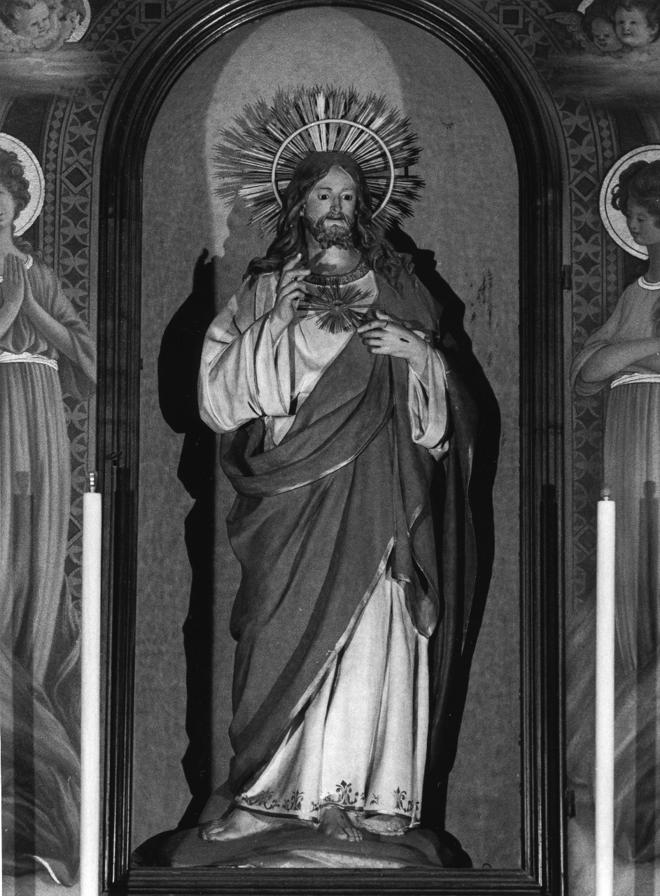 Cristo benedicente (statua) - produzione italiana (sec. XX)