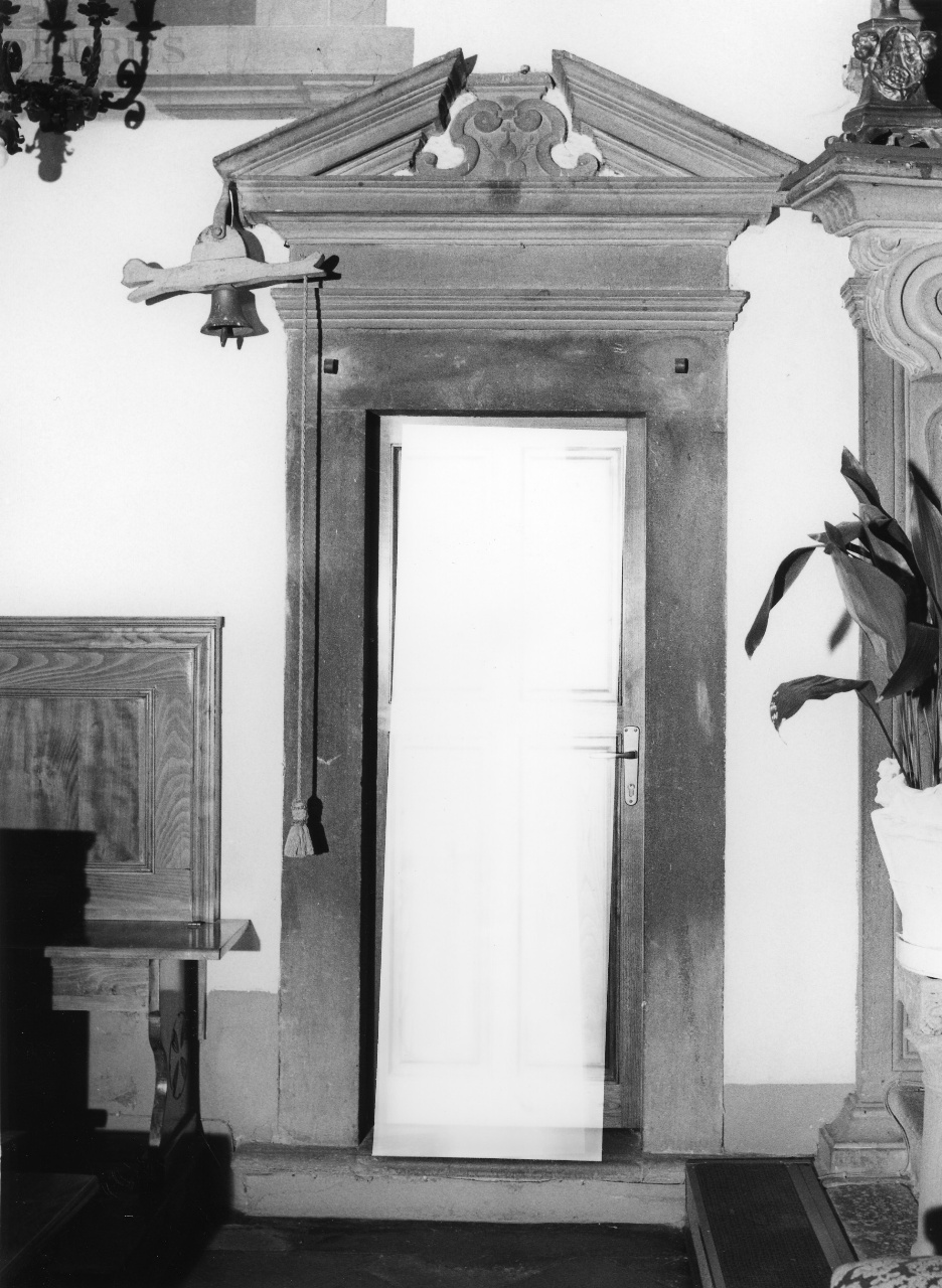 mostra di porta, serie - produzione toscana (sec. XVII)