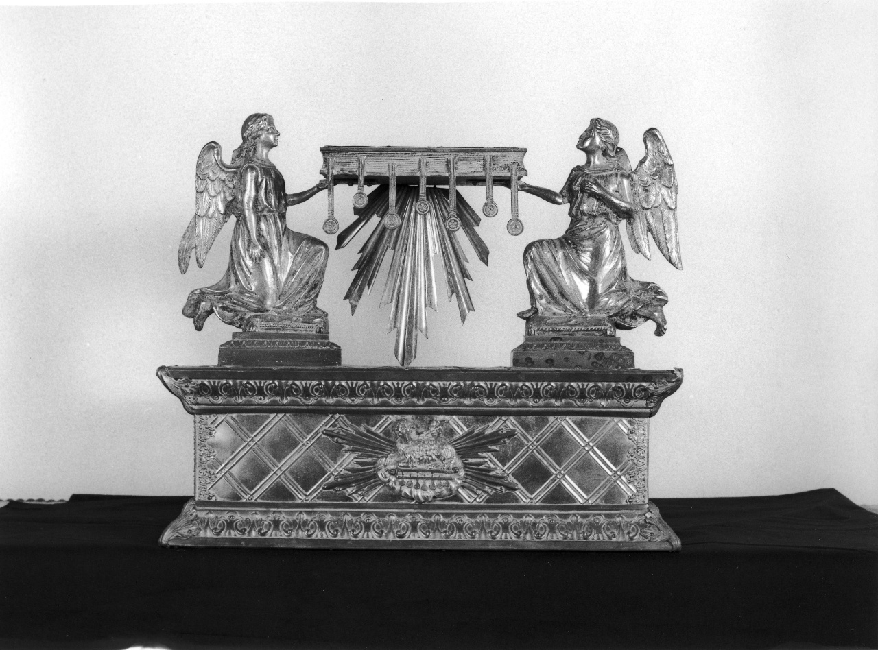 tronetto per esposizione eucaristica - bottega toscana (primo quarto sec. XX)