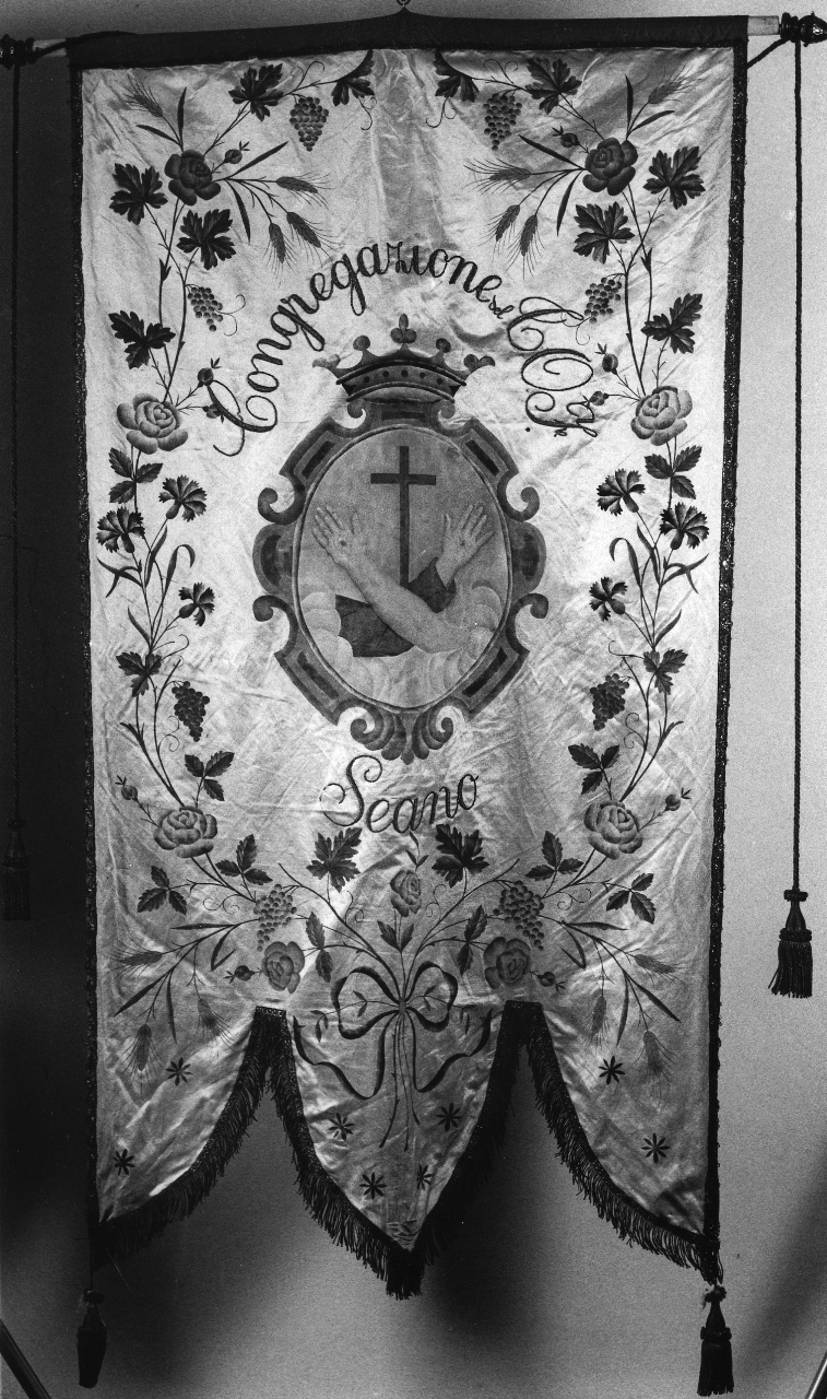 stendardo - manifattura toscana (primo quarto sec. XX)