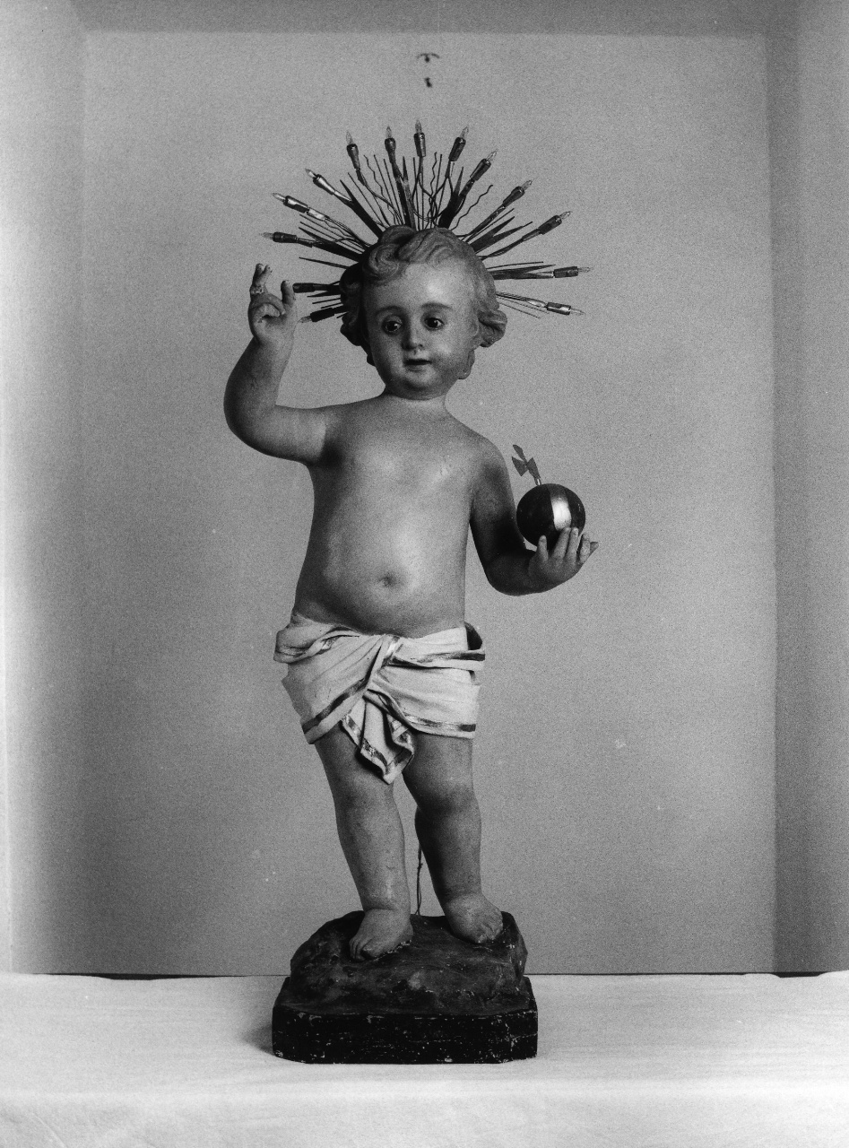 Gesù Bambino (statuetta devozionale) - produzione italiana (primo quarto sec. XX)