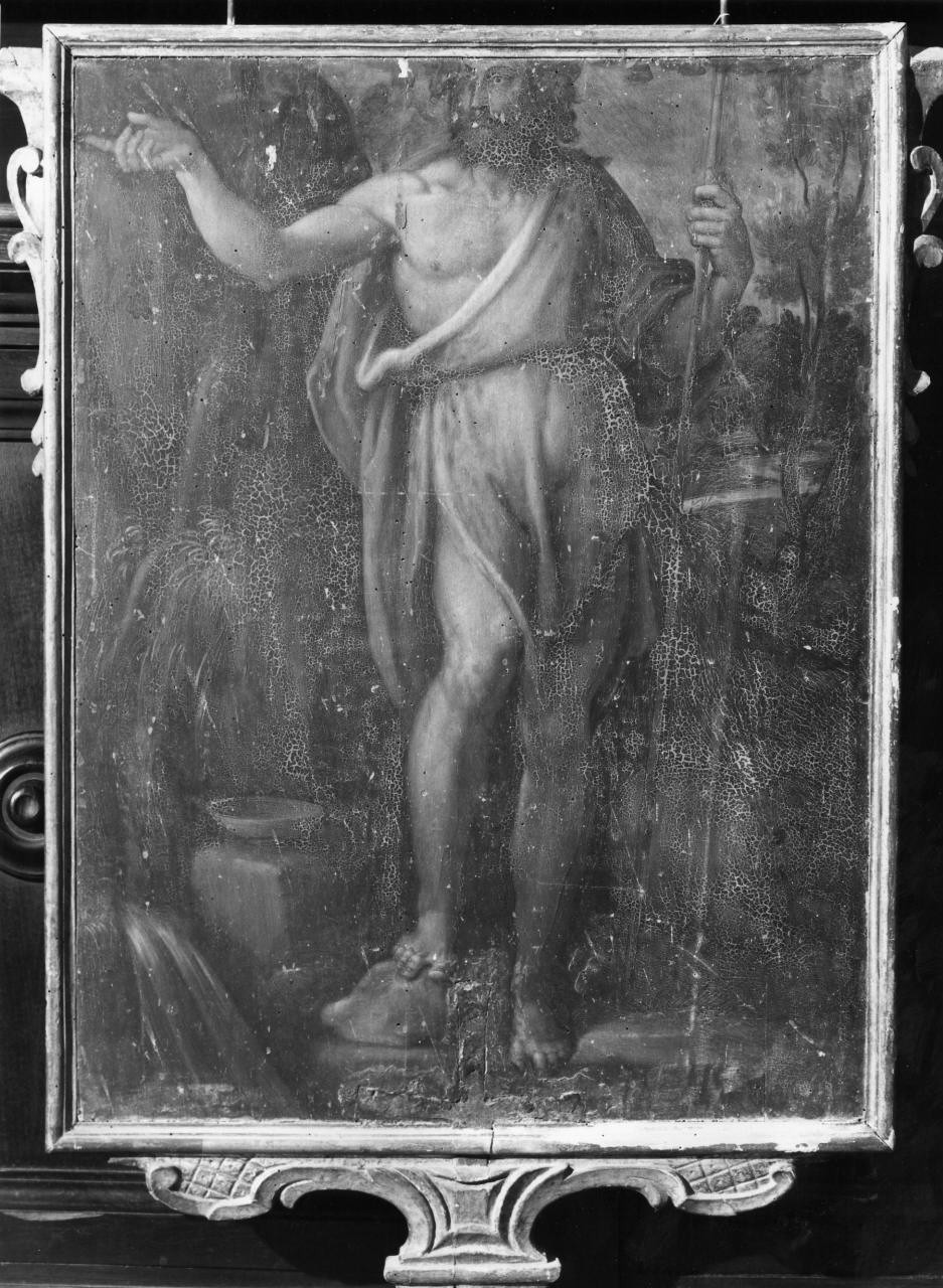 San Giovanni Battista (dipinto) di Van der Straet Jan detto Giovanni Stradano (bottega) (sec. XVI)