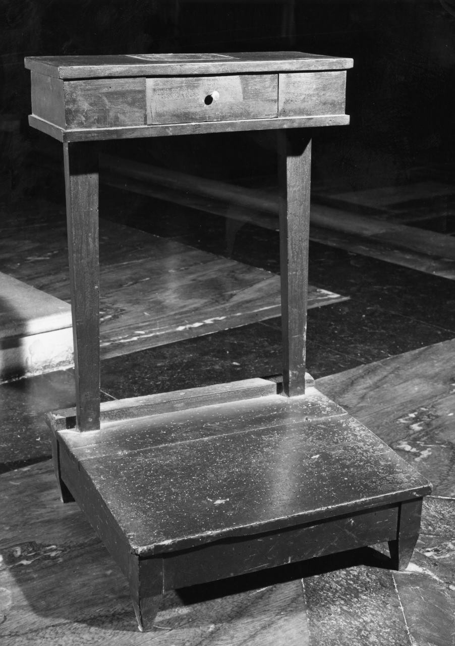 inginocchiatoio - bottega toscana (sec. XIX)