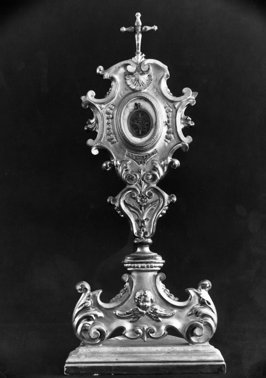 reliquiario-ostensorio - bottega toscana (prima metà sec. XIX)