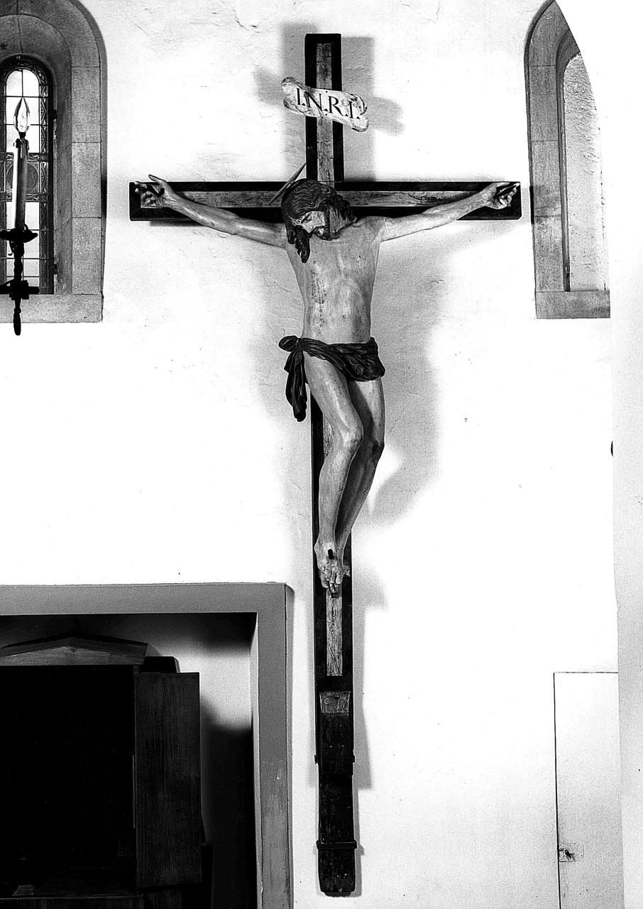 monogramma cristologico (vetrata) - manifattura toscana (sec. XX)