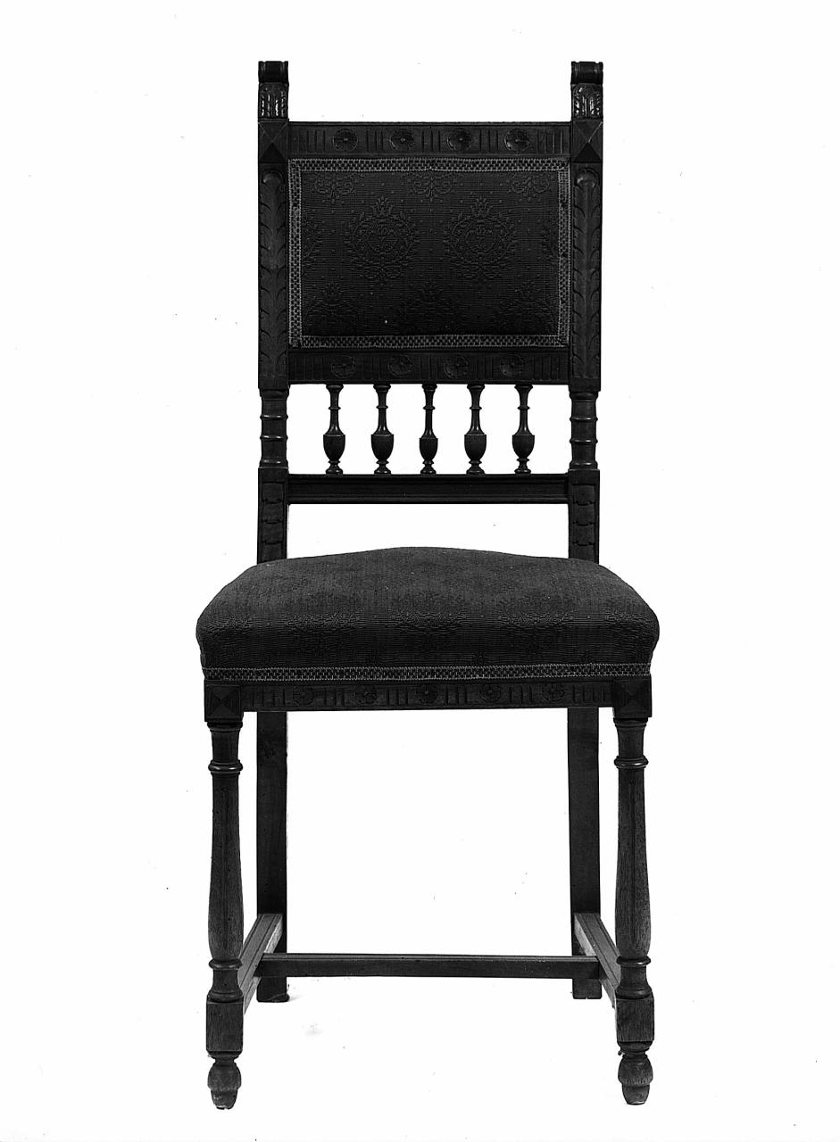 sedia, serie - manifattura toscana (secc. XIX/ XX)