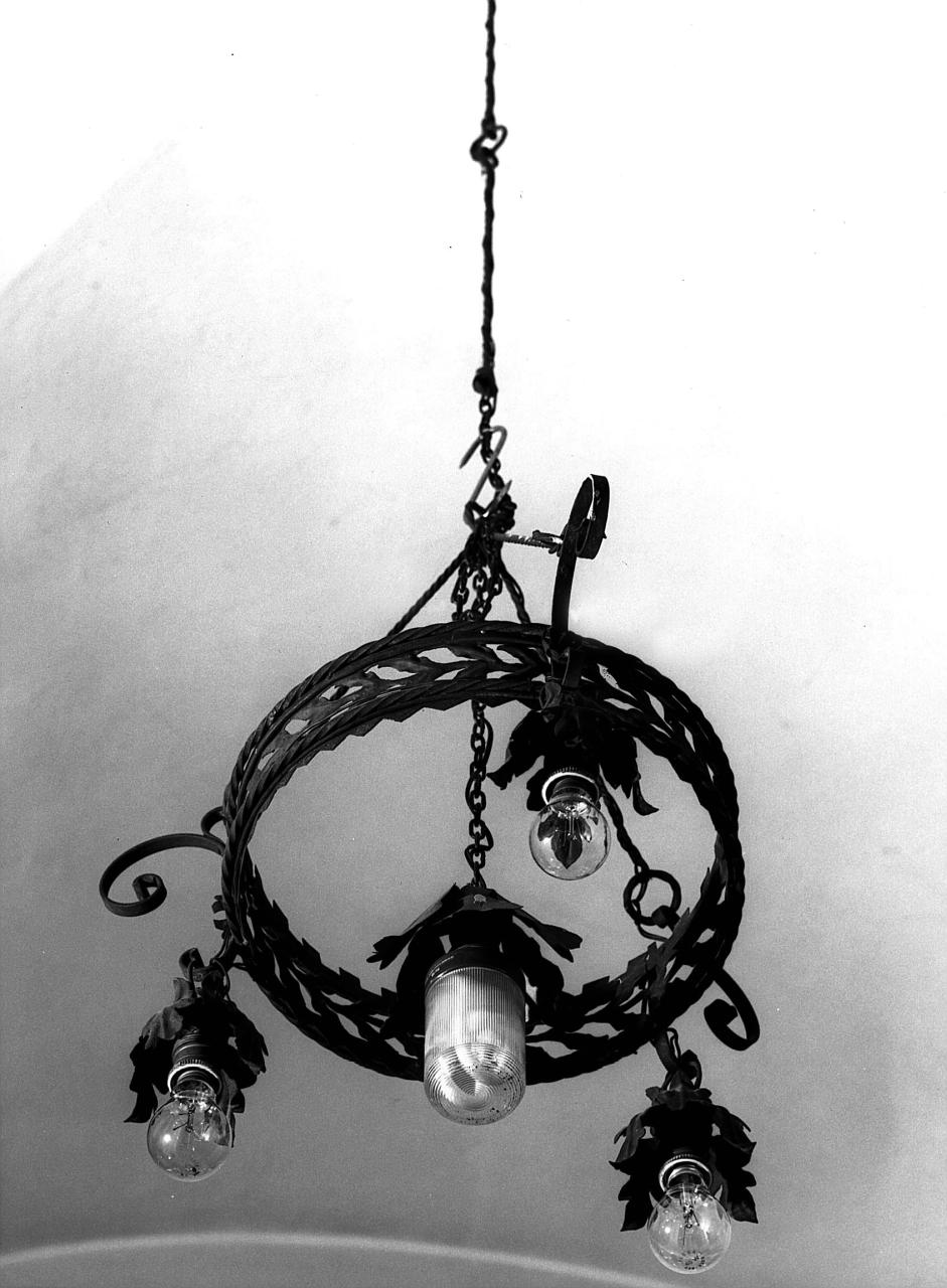 lampadario, opera isolata - bottega toscana (sec. XX)