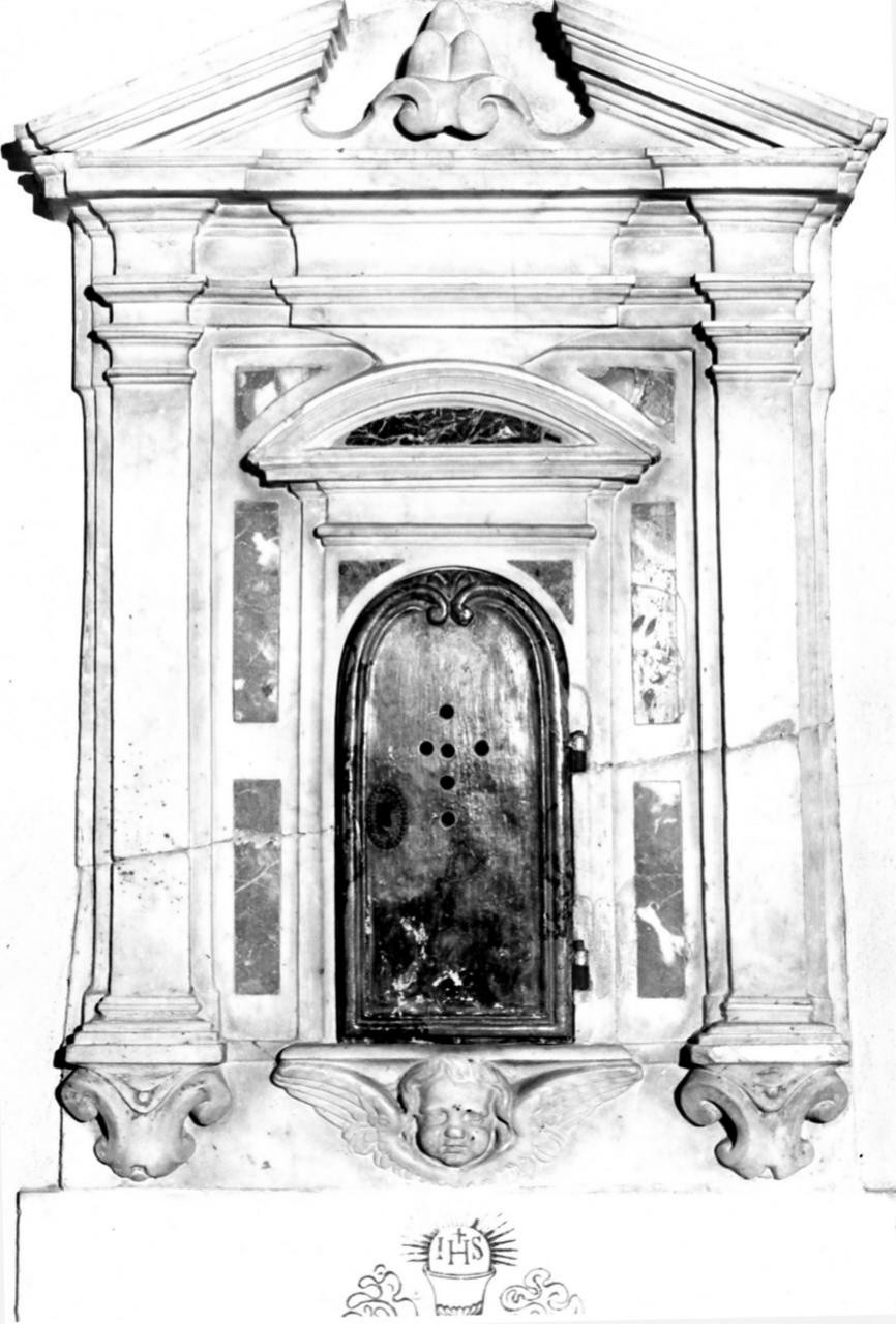 tabernacolo - a frontale architettonico - bottega toscana (seconda metà sec. XVIII)