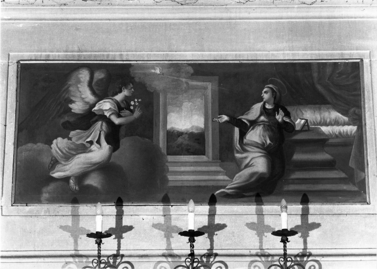 Annunciazione (dipinto) di Bertini Matteo (sec. XIX)