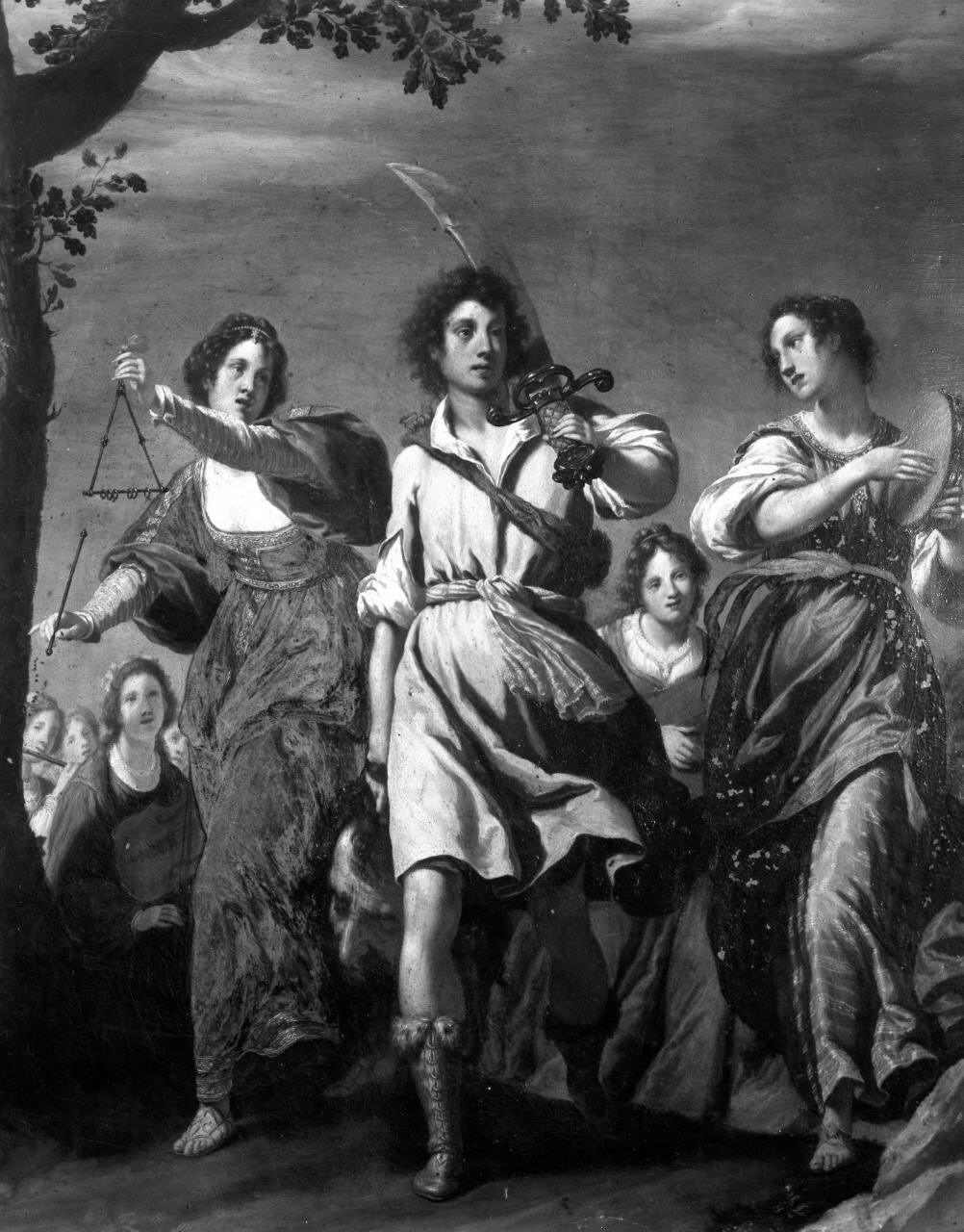trionfo di David (dipinto) di Rosselli Matteo (sec. XVII)