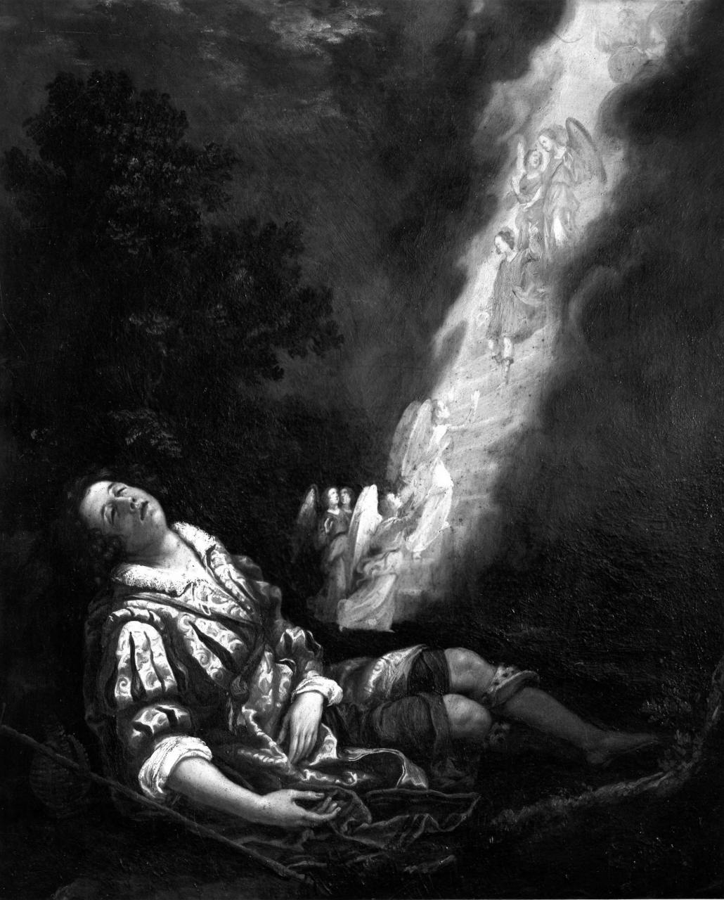 sogno di Giacobbe (dipinto) di Rosselli Matteo (attribuito) (sec. XVII)