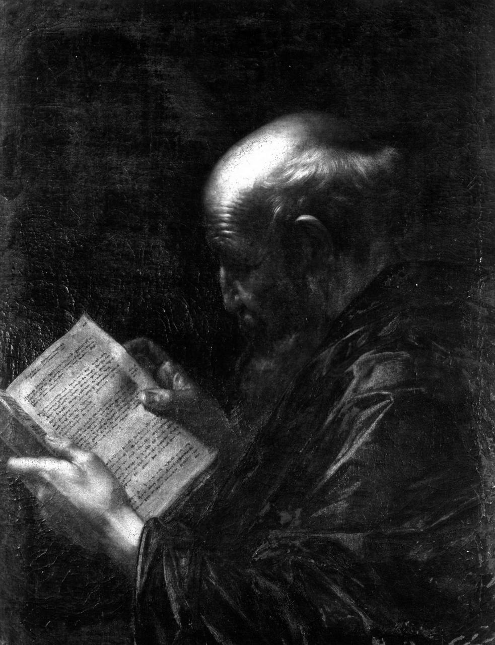 filosofo che legge (dipinto) di Dandini Cesare (attribuito) (sec. XVII)