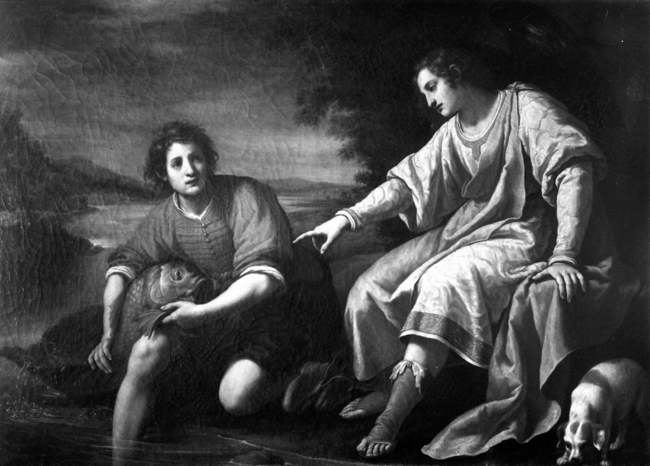 Tobia e l'Angelo (dipinto) di Rosselli Matteo (sec. XVII)