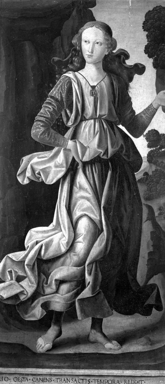 Clio (dipinto, elemento d'insieme) - ambito Italia centrale (sec. XV)