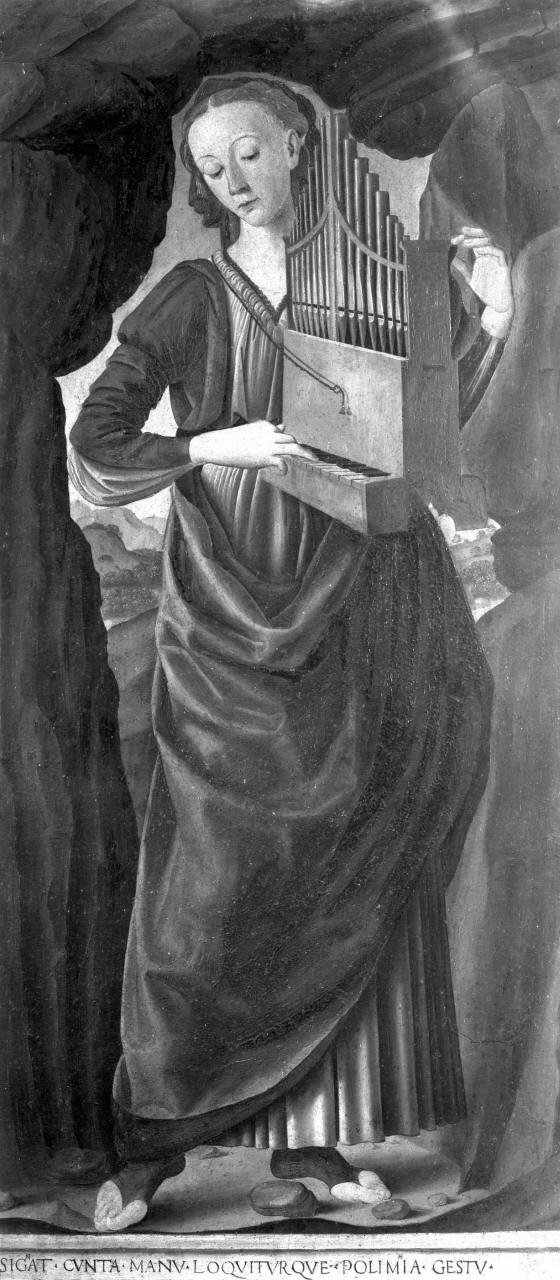 Polimnia (dipinto, elemento d'insieme) - ambito Italia centrale (sec. XV)