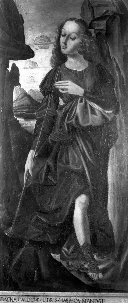 Calliope (dipinto, elemento d'insieme) - ambito Italia centrale (sec. XV)