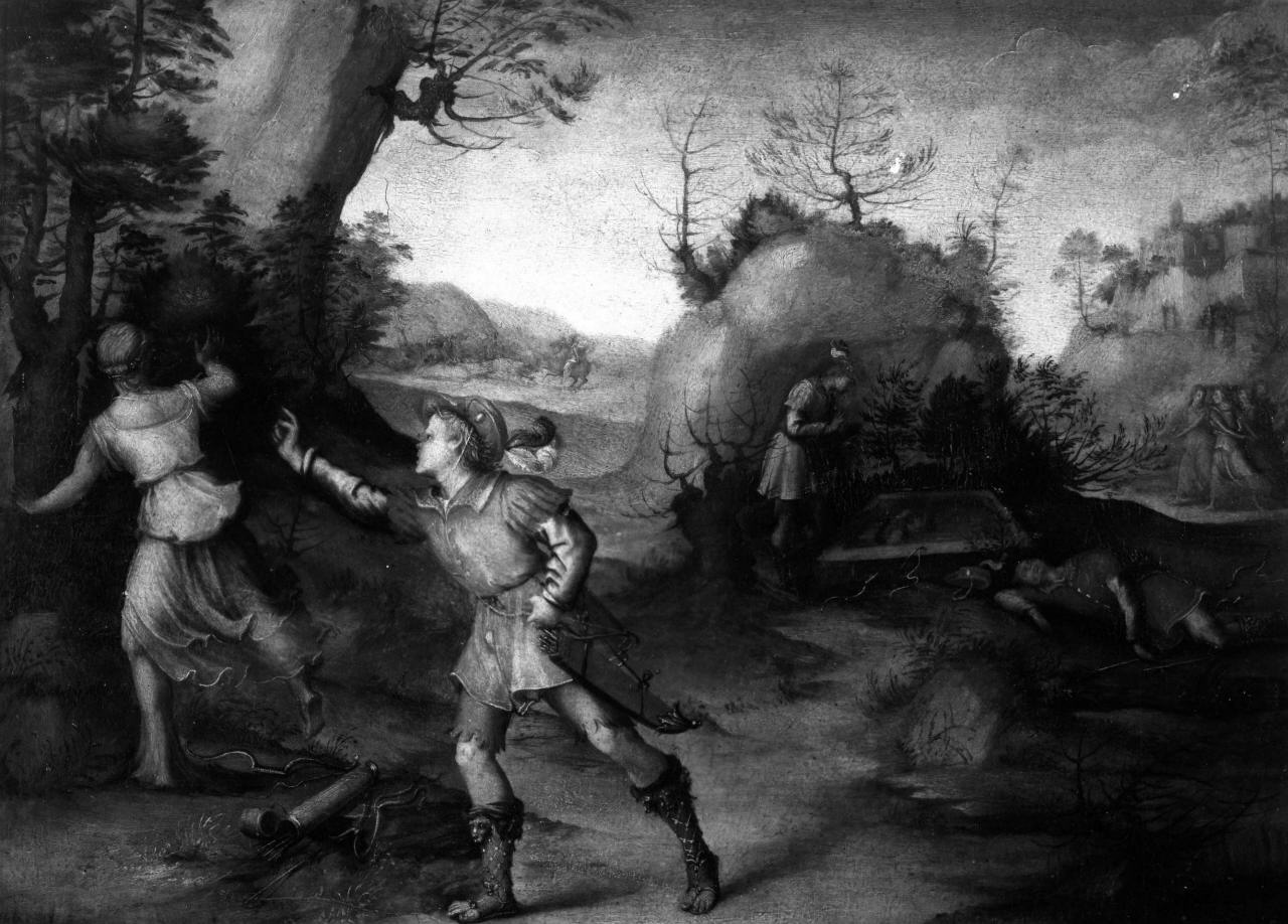 Apollo e Dafne (dipinto) di Andrea d'Agnolo detto Andrea del Sarto (attribuito) (inizio sec. XVI)