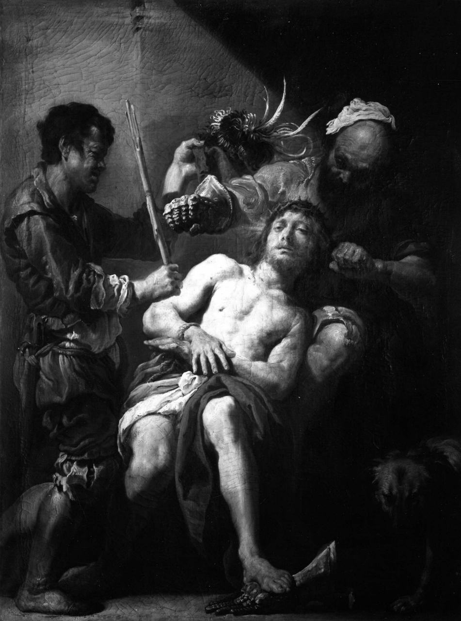 Cristo coronato di spine (dipinto) di Fetti Domenico (sec. XVII)