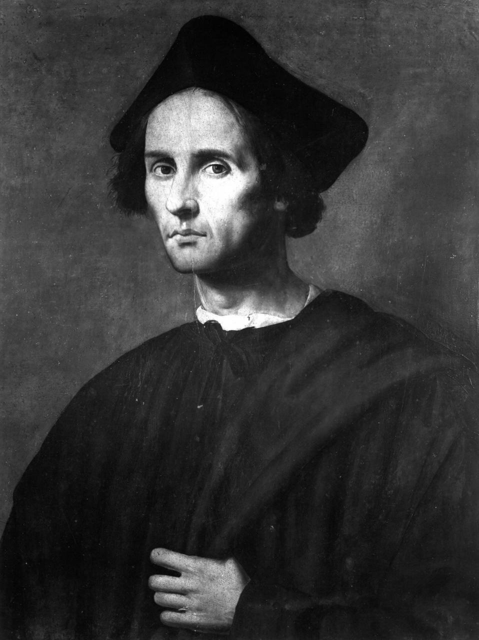 ritratto d'uomo (dipinto) di Bigordi Ridolfo detto Ridolfo Ghirlandaio (attribuito) (sec. XVI)