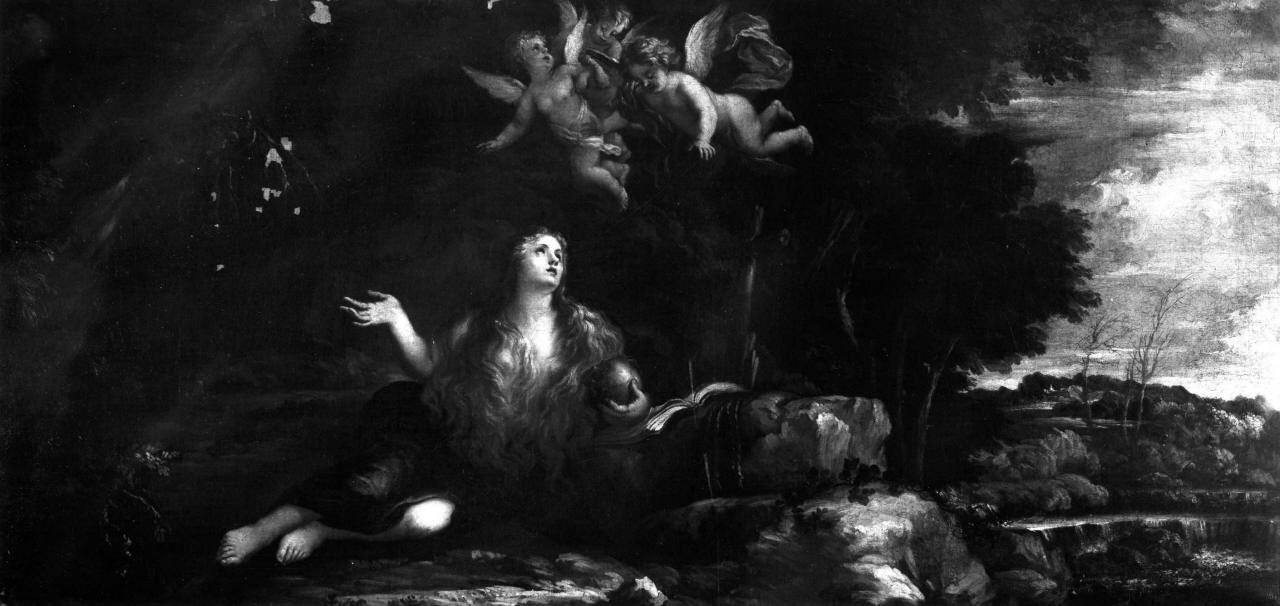 Santa Maria Maddalena penitente (dipinto) - ambito Italia centrale (secc. XVII/ XVIII)