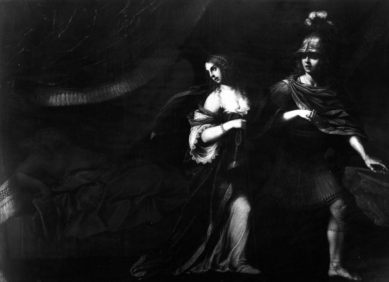 Odorico rapisce Isabella (dipinto) di Rosselli Matteo (attribuito) (sec. XVII)