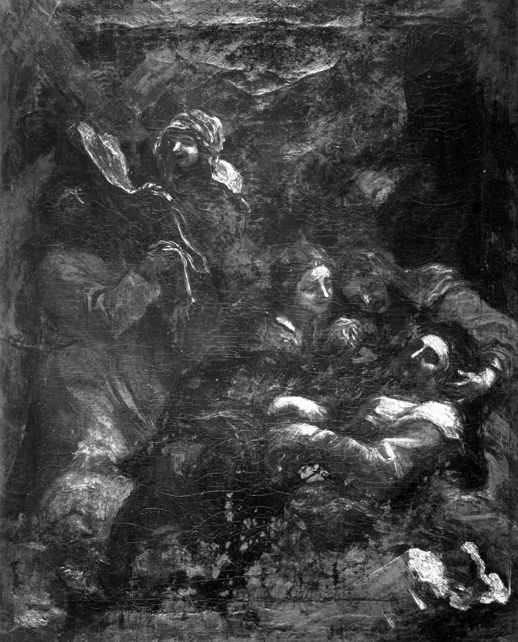 Cristo incontra la Veronica (dipinto) di Franceschini Baldassarre detto Volterrano (sec. XVII)