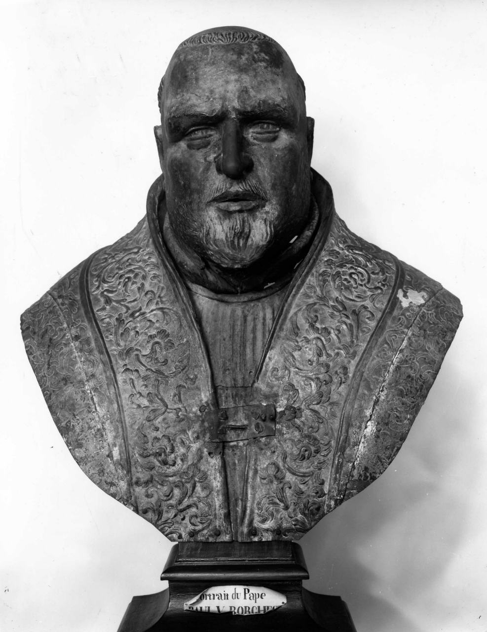 ritratto di papa Paolo V (busto) - ambito Italia centrale (sec. XVII)